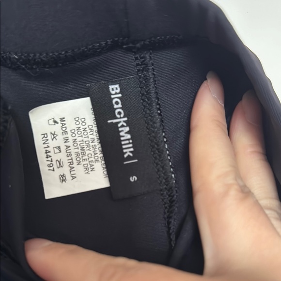 BlackMilk Clothing Black Bummer Shorts - Picture 2 of 4